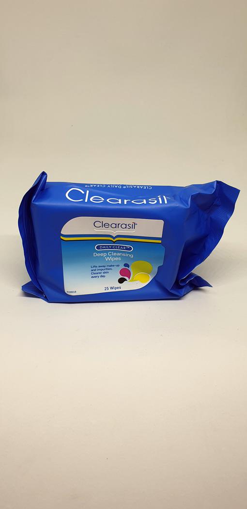 Charmerende geni cirkulation Cleanser / Toner : Clearasil Daily Clear Deep Cleansing Wipes